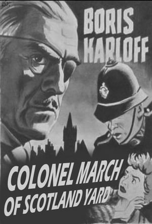 Poster Colonel March of Scotland Yard 1956