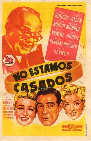 Poster No estamos casados 1952
