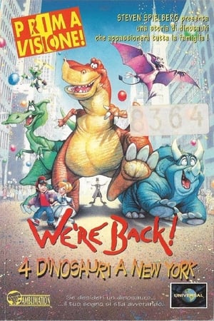 Poster We're Back! - Quattro dinosauri a New York 1993