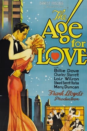 Poster The Age for Love 1931