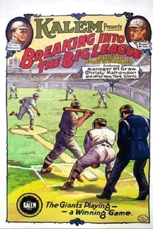 Poster Breaking Into the Big League 1913