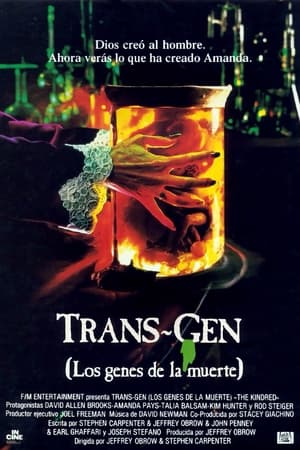 Poster Trans-Gen, los genes de la muerte 1987