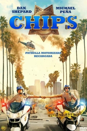 Poster CHiPs, loca patrulla motorizada 2017