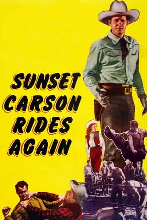 Poster Sunset Carson Rides Again 1948