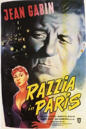 Poster Razzia in Paris 1955