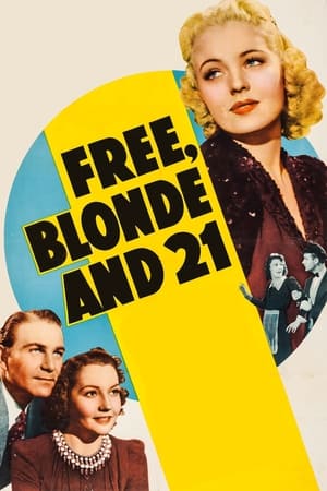 Poster Free, Blonde and 21 1940