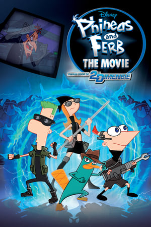 Poster Phineas en Ferb: Dwars door de 2e Dimensie 2011