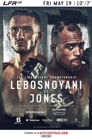 Poster LFA 158: Jones vs. Lebosnoyani 2023