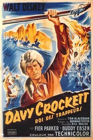 Poster Davy Crockett, roi des trappeurs 1955