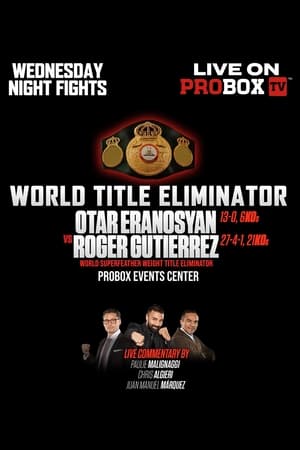 Poster Otar Eranosyan vs. Roger Gutierrez 2023