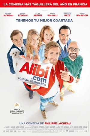 Poster Alibi.com, agencia de engaños 2017