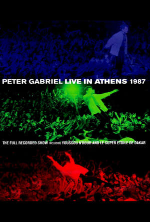 Poster Peter Gabriel - Live In Athens 1987 2013