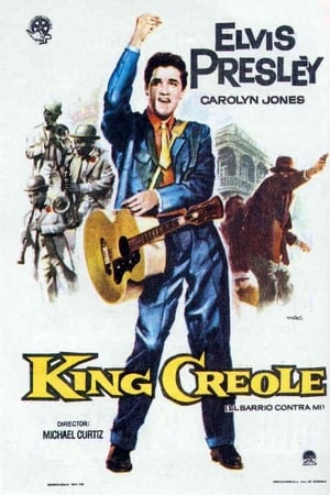 Poster King Creole, el barrio contra mí 1958