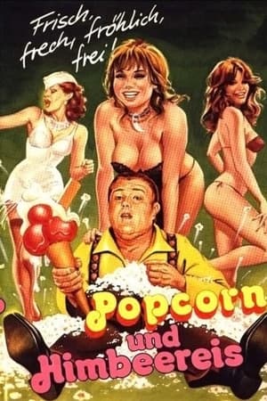 Image Popcorn und Himbeereis