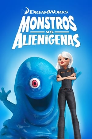 Poster Monstros vs. Aliens 2009