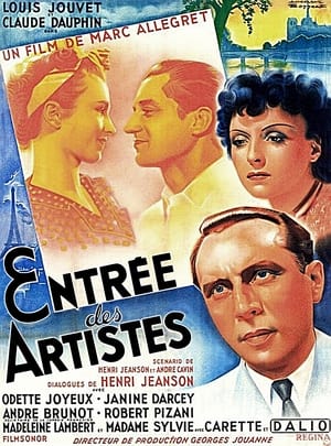 Poster Entrée des artistes 1938