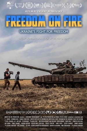 Poster Libertatea în flăcări: Lupta Ucrainei pentru libertate 2022