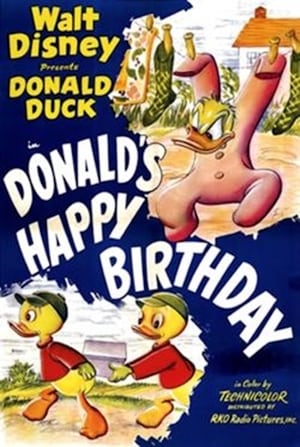 Poster Donald's Happy Birthday 1949