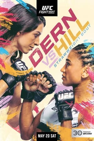 Poster UFC Fight Night 223: Dern vs. Hill 2023