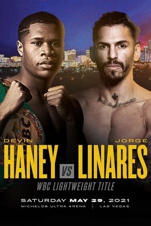 Poster Devin Haney vs. Jorge Linares 2021