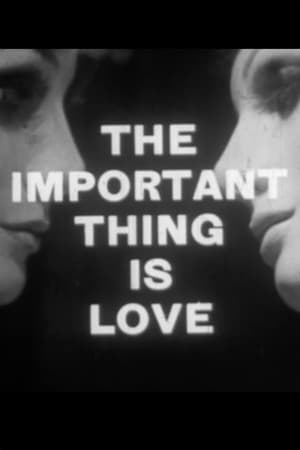 Poster Important Thing is Love (1971) 