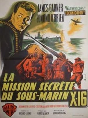Poster La Mission secrète du sous-marin X-16 1959
