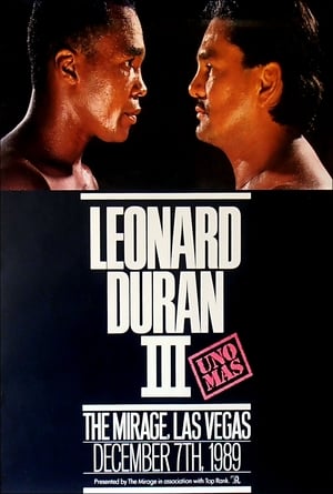 Poster Roberto Duran vs. Sugar Ray Leonard III 1989