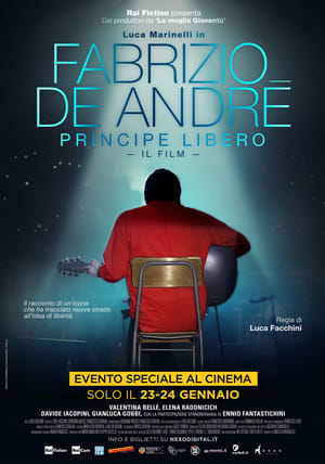 Poster Fabrizio De André: Principe libero 2018