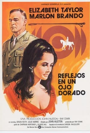 Poster Reflejos en un ojo dorado 1967