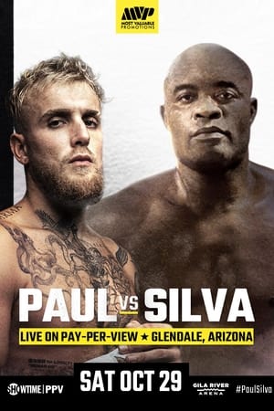 Poster Jake Paul vs. Anderson Silva 2022