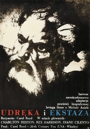 Poster Udręka i ekstaza 1965