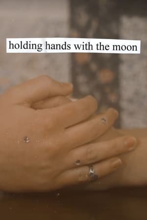 Poster holding hands with the moon 
