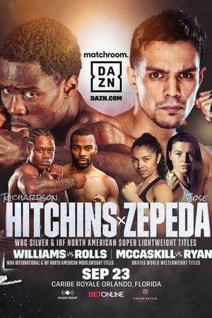 Poster Richardson Hitchins vs. Jose Zepeda 2023