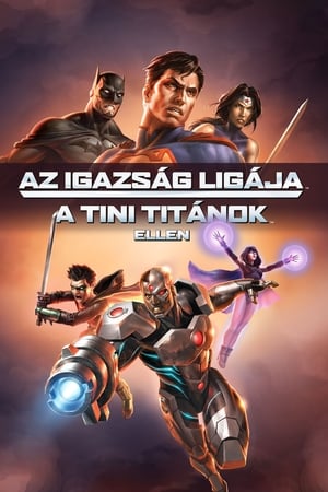 Poster Az Igazság Ligája a Tini Titánok ellen 2016