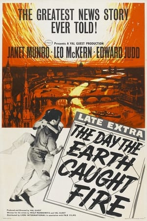 Poster El día en que la Tierra se incendió 1961