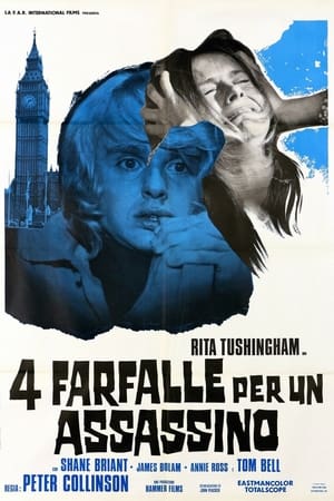 Poster Quattro farfalle per un assassino 1972