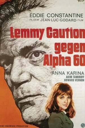 Poster Lemmy Caution gegen Alpha 60 1965