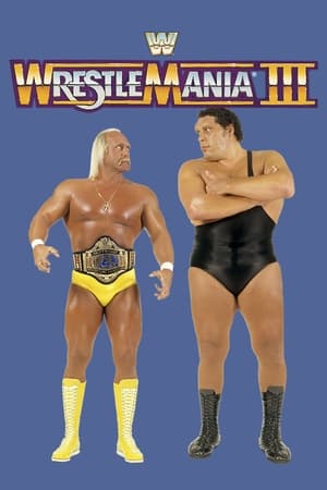 Poster WWE WrestleMania III 1987