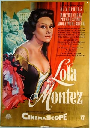 Poster Lola Montez 1955