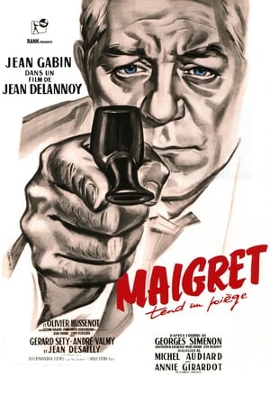Poster Maigret klade past 1958