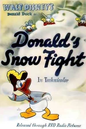Image El Pato Donald:  La pelea de nieve de Donald