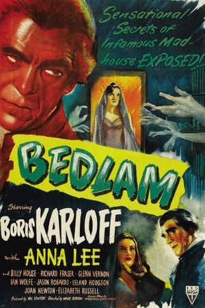Poster Bedlam 1946
