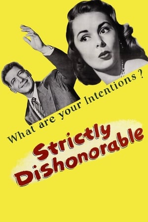 Poster Strictly Dishonorable 1951