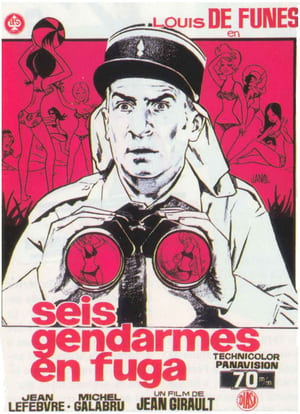 Poster Seis gendarmes en fuga 1970