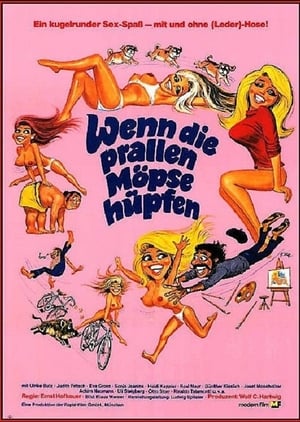 Poster Wenn die prallen Möpse hüpfen 1974