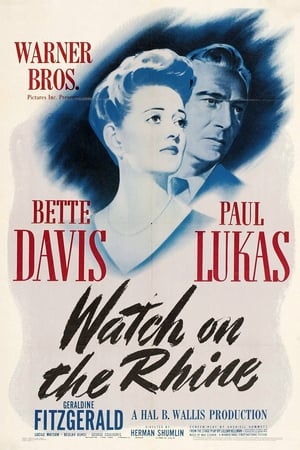 Poster Watch on the Rhine 1943