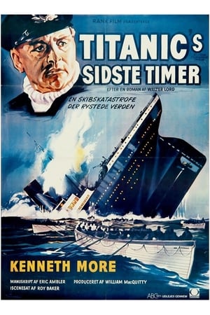 Poster Titanics sidste timer 1958