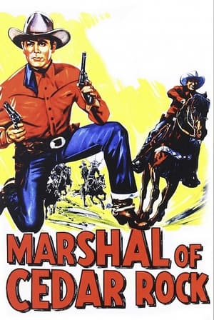 Poster Marshal of Cedar Rock 1953