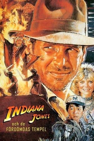 Poster Indiana Jones och de fördömdas tempel 1984
