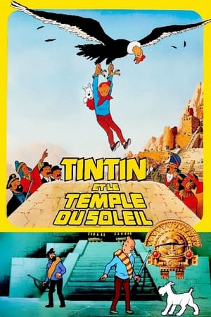 Poster Tintin et le Temple du Soleil 1969